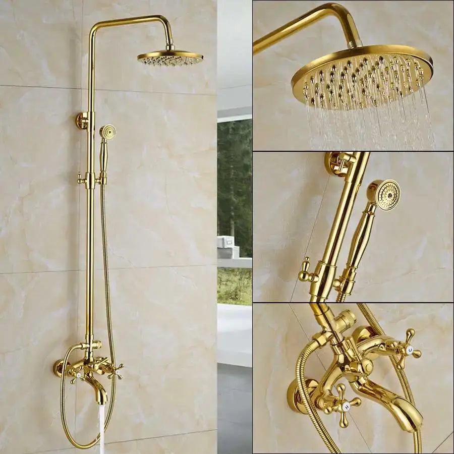 Gold Mixer Shower Taps