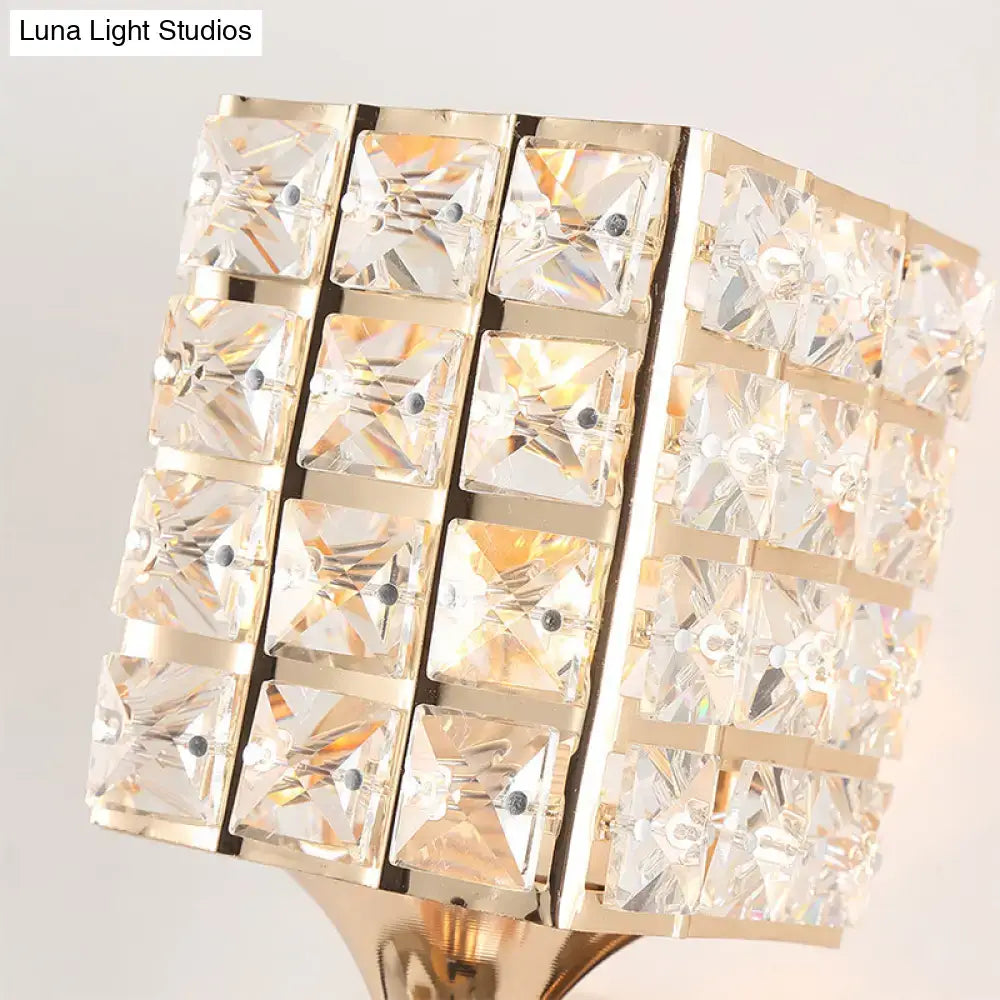 Gold Silver Crystal Sconce