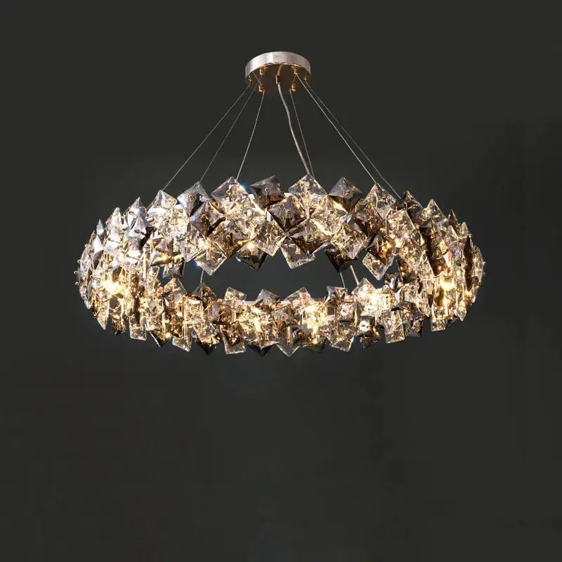 Crystal Round LED Chandelier