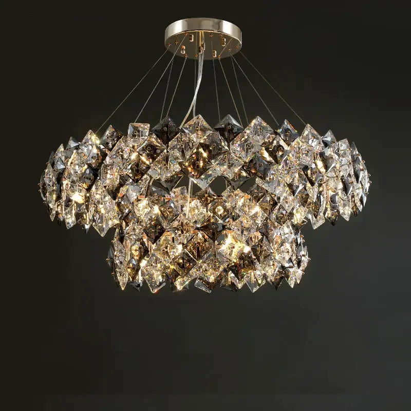 Crystal Round LED Chandelier