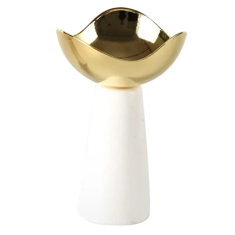 Gold Marble Dessert Bowl