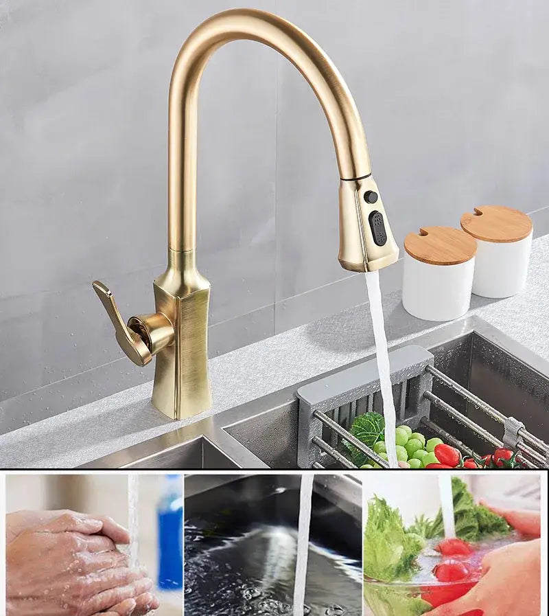 Gold Kitchen Faucet Sprayer