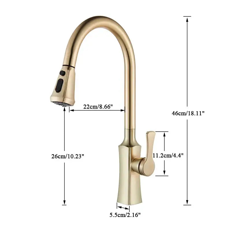 Gold Kitchen Faucet Sprayer