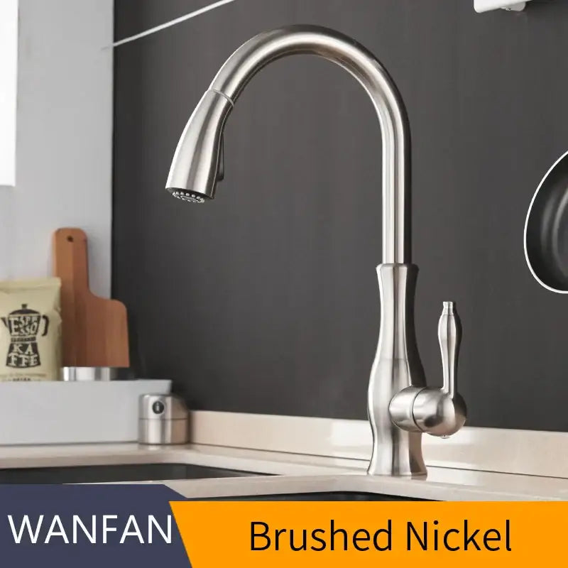 Gold Pull Out Kitchen Faucet