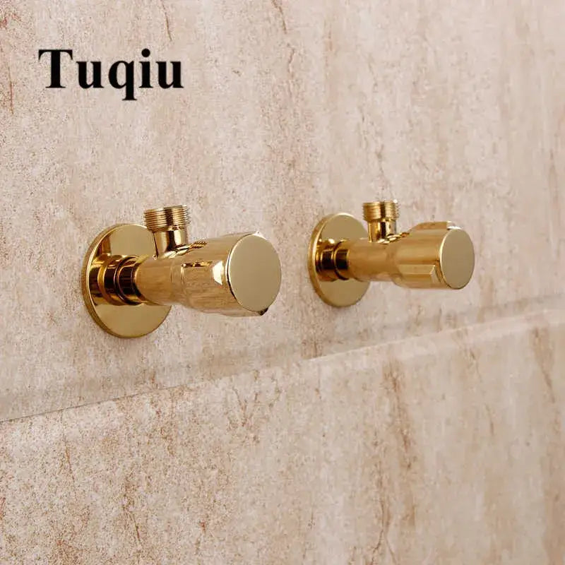 Gold Brass Triangle Valve