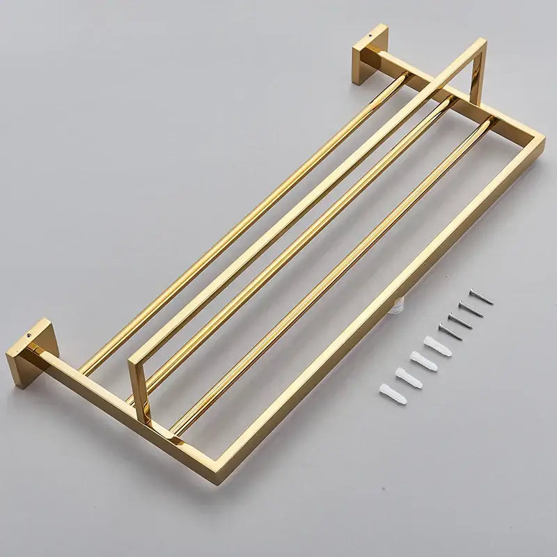 Gold Wall Towel Rack