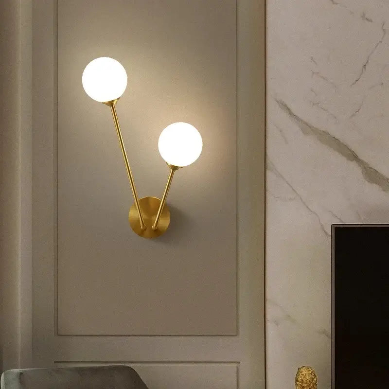 Gold Starburst Ceiling Light