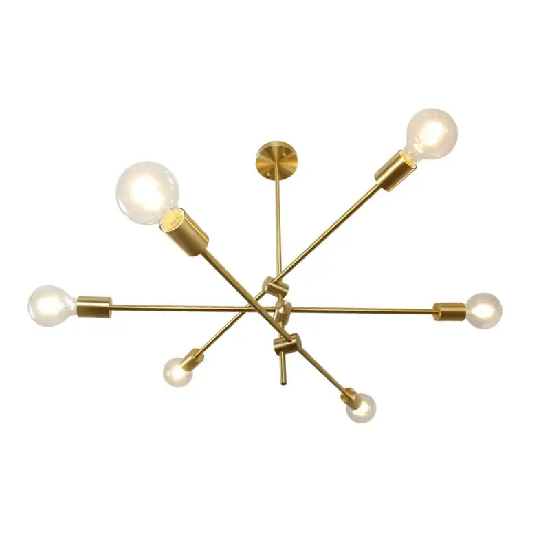 Gold Globe Pendant Light 1 To 6 Lights