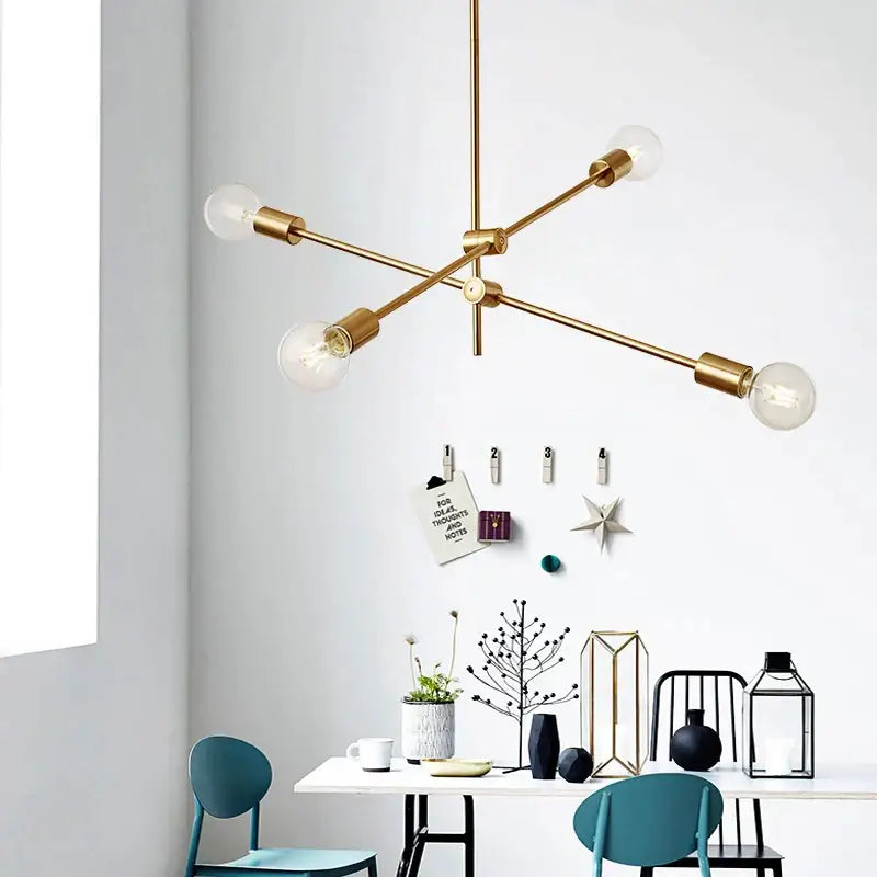 Gold Globe Pendant Light 1 To 6 Lights