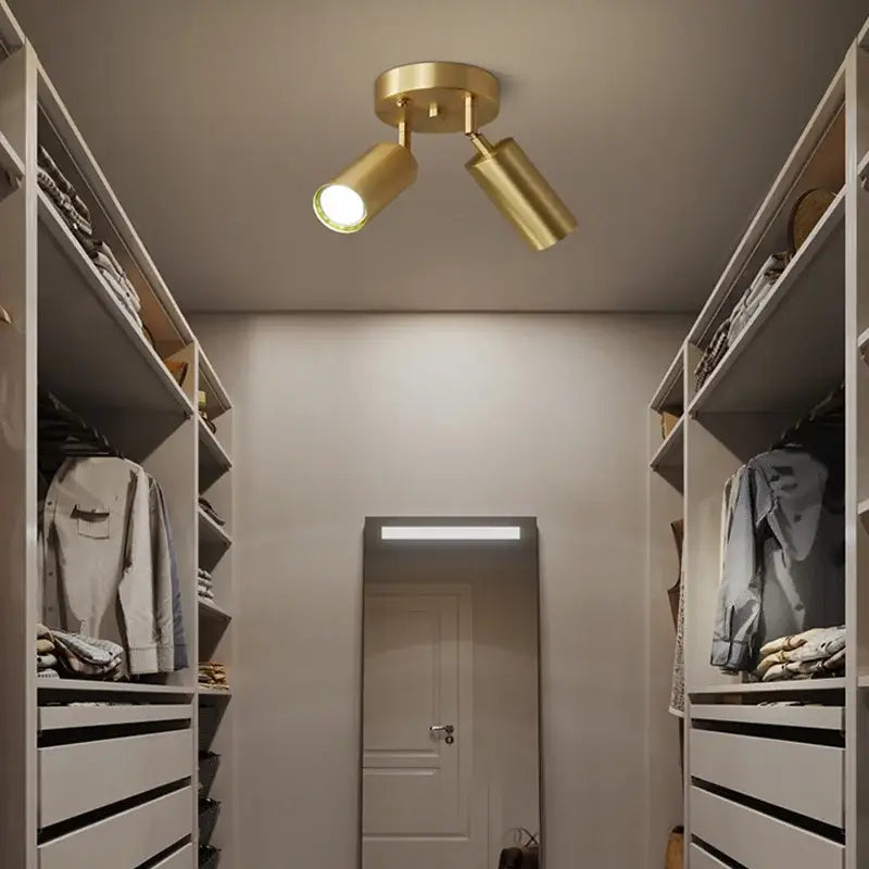 Brass Adjustable Ceiling Light