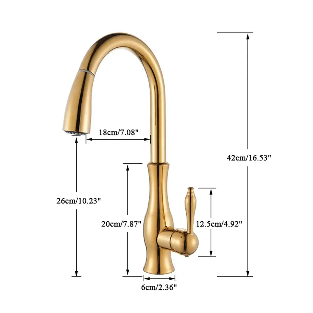 Gold Touch Kitchen Faucet
