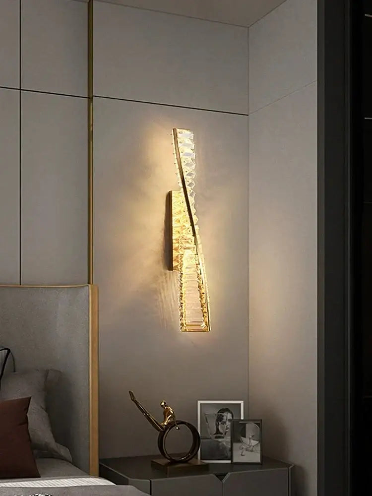 Gold Twisted Wall Sconce