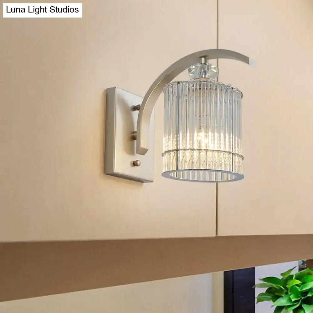 Gold Crystal Wall Sconce E12-E14 Bedroom Glow