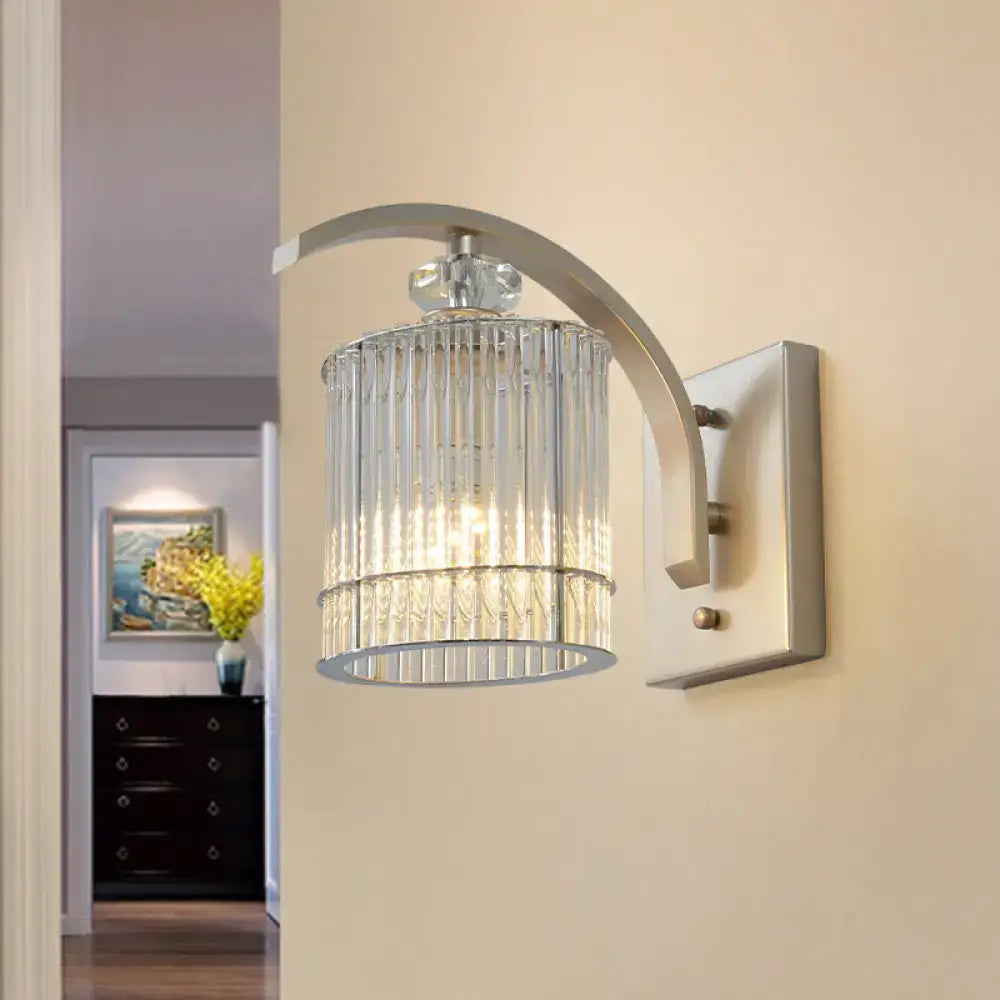 Gold Crystal Wall Sconce E12-E14 Bedroom Glow