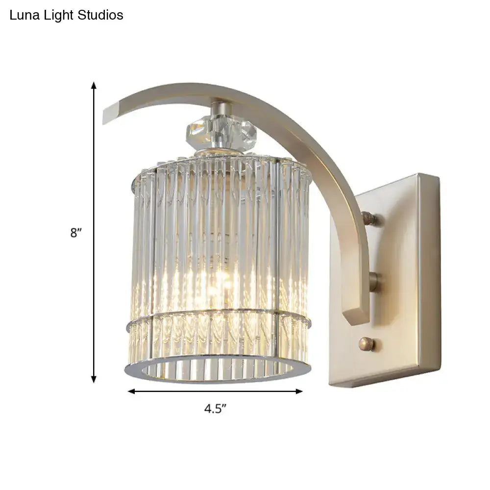 Gold Crystal Wall Sconce E12-E14 Bedroom Glow
