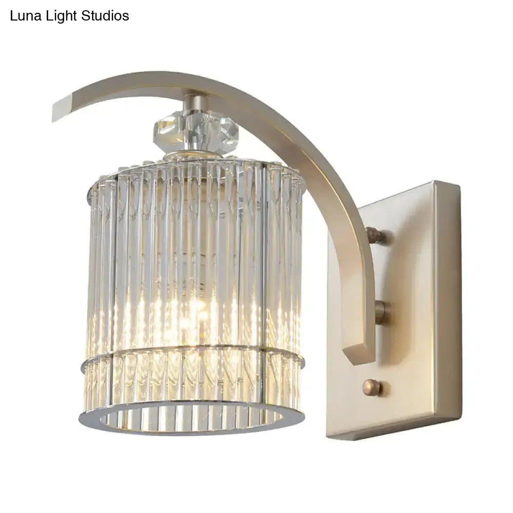 Gold Crystal Wall Sconce E12-E14 Bedroom Glow