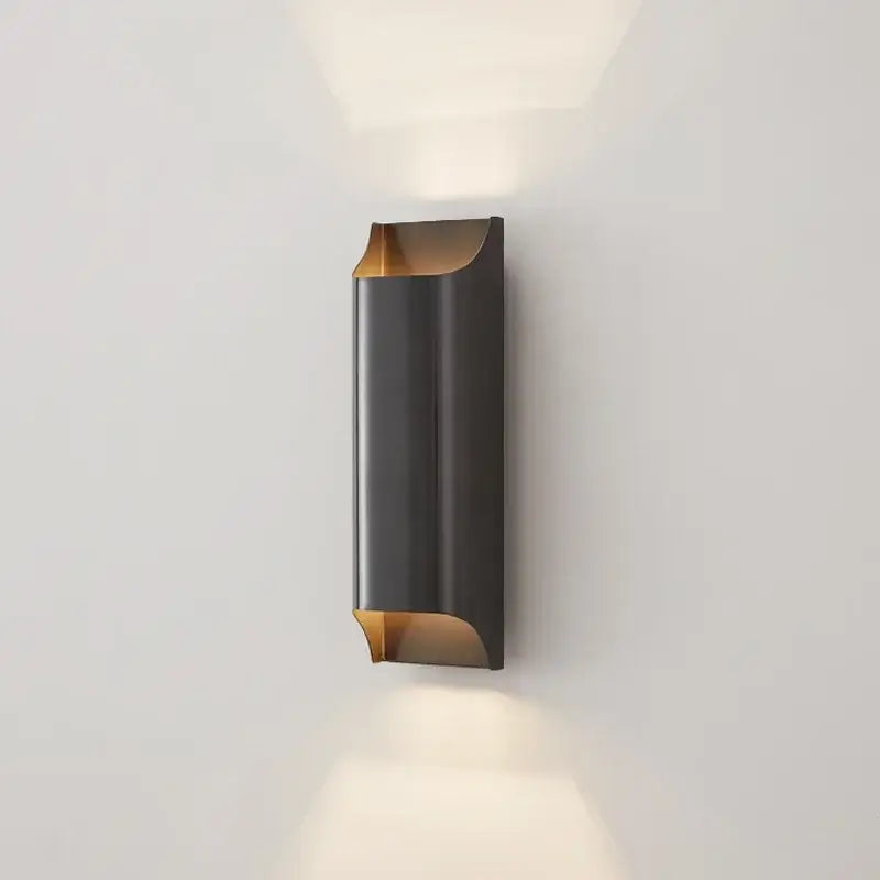 Gold Minimalist Wall Lamp Copper Construction