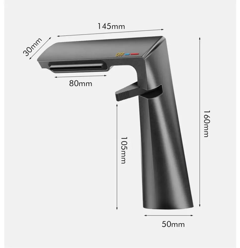 Chrome Waterfall Basin Faucet Single-Handle