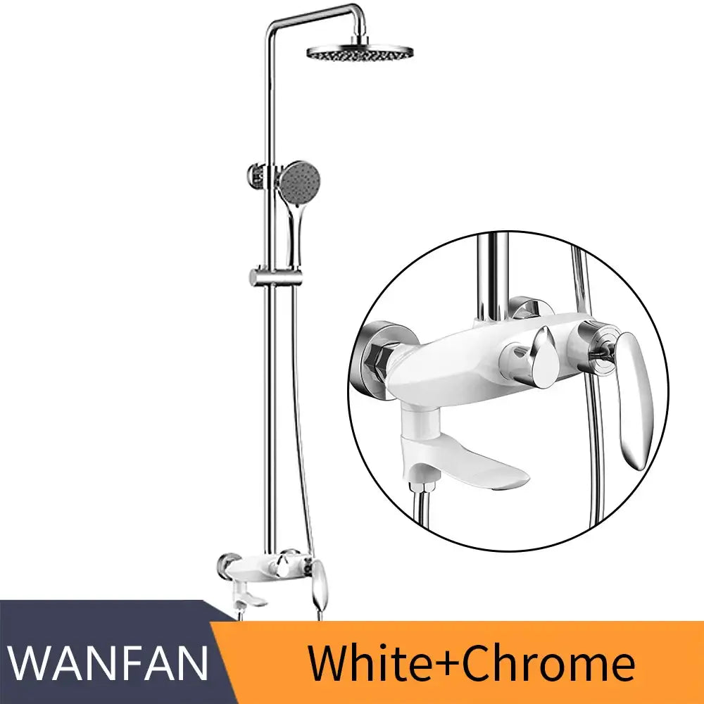 Gold Shower Faucet Set