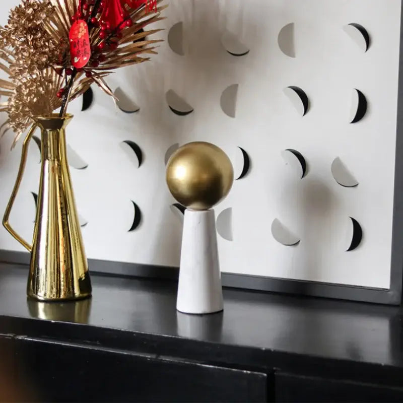 Marble Cone Ornament