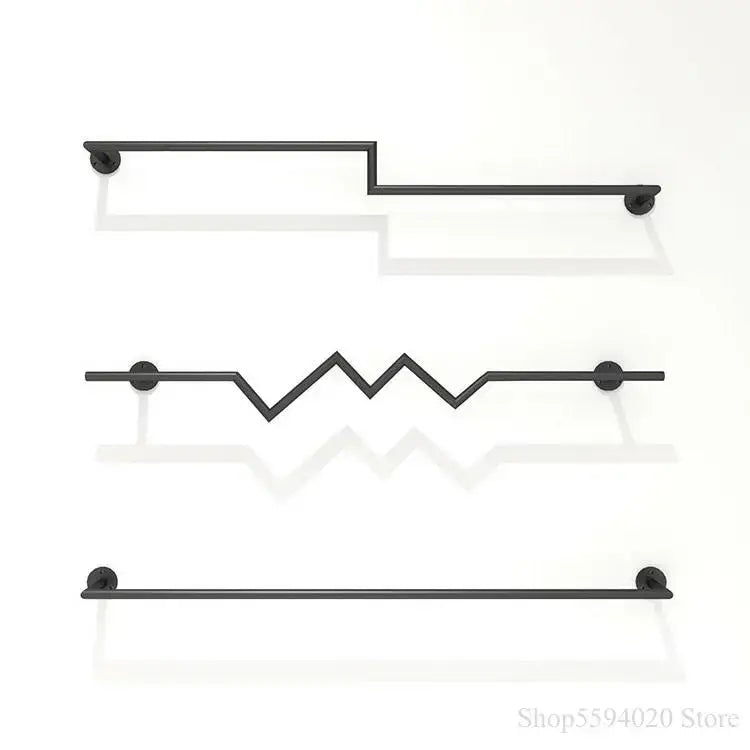 Gold Iron Ladder Shelf