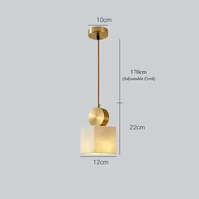 Golden Marble Pendant Lamp