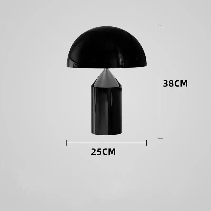 Golden Mushroom LED Desk Lamp