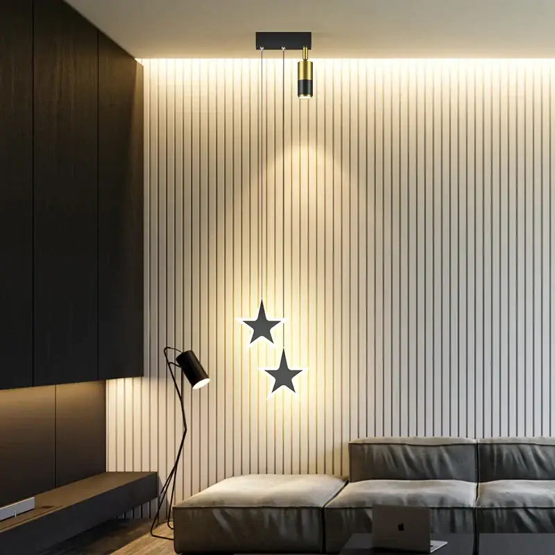 Gold Cylindrical Pendant Light Aluminum 15cm
