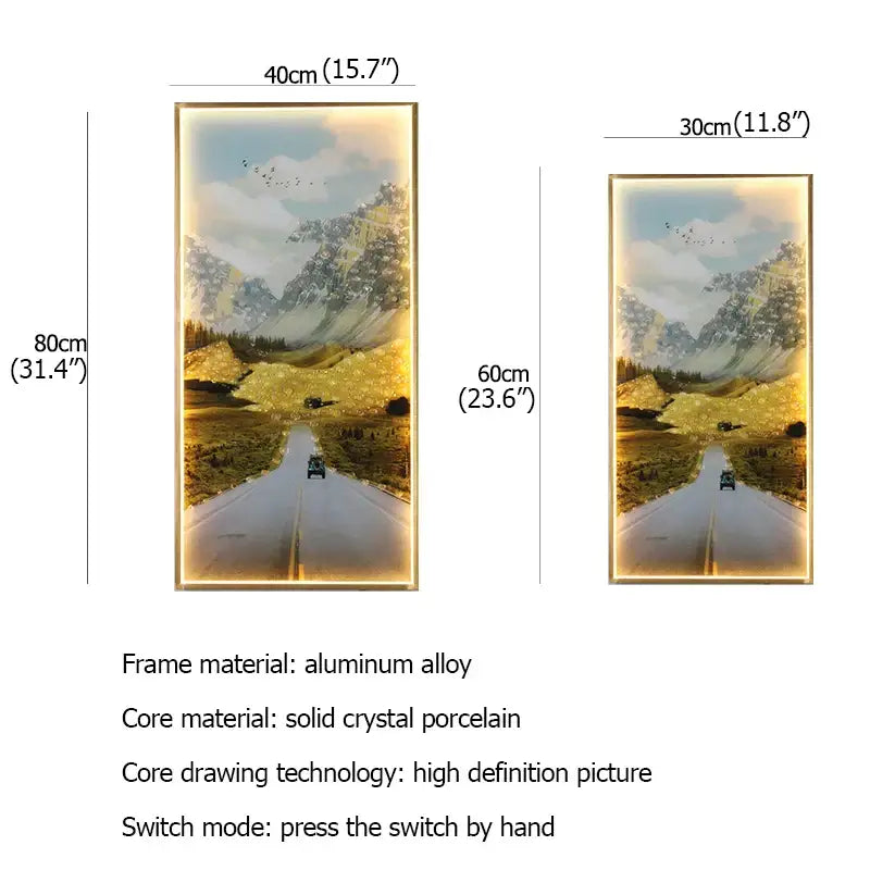 Gold Mountain Wall Sconce