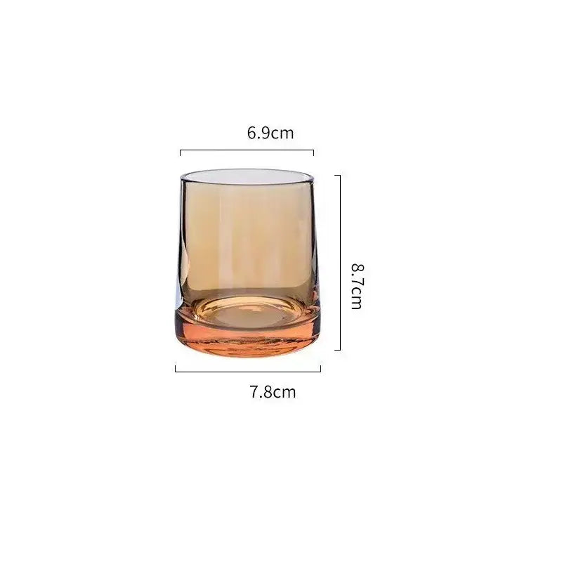 Amber Glass Water Pitcher