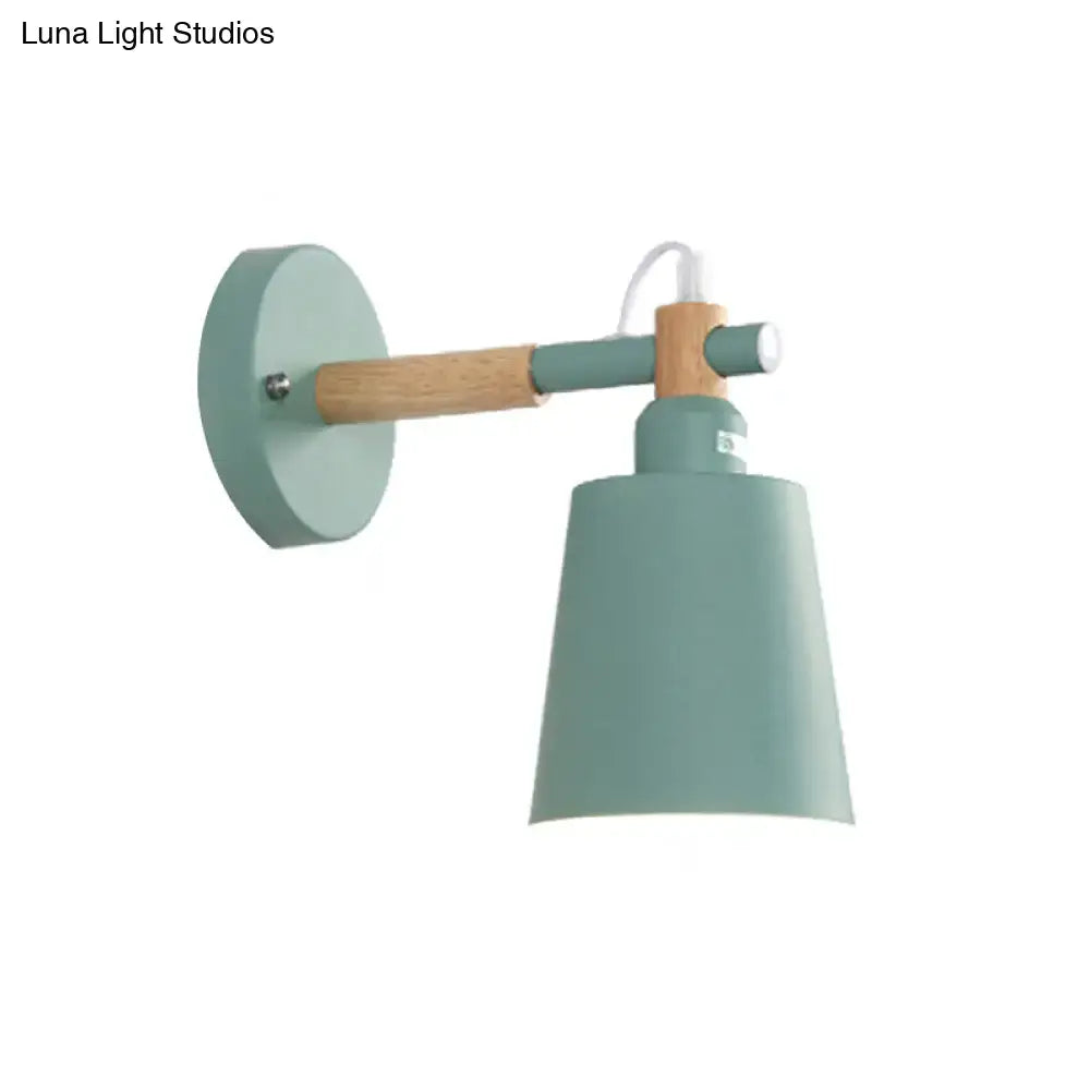 Wood Adjustable 10-Inch Wall Sconce Light