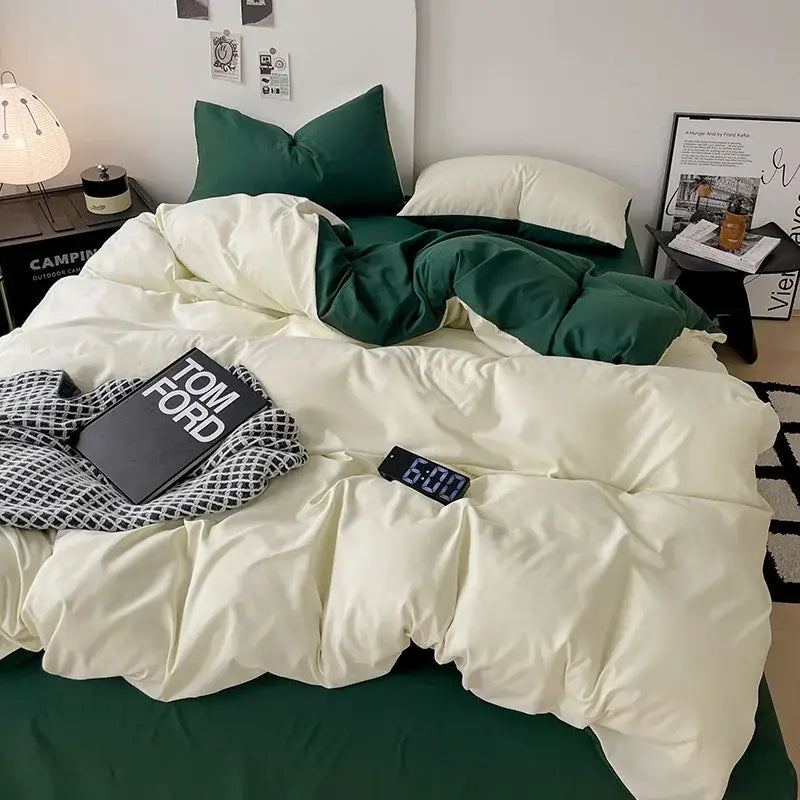 Gray Geometric Comforter Set