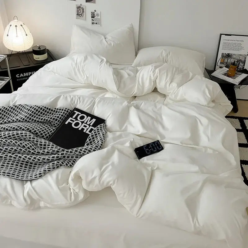 Gray Geometric Comforter Set