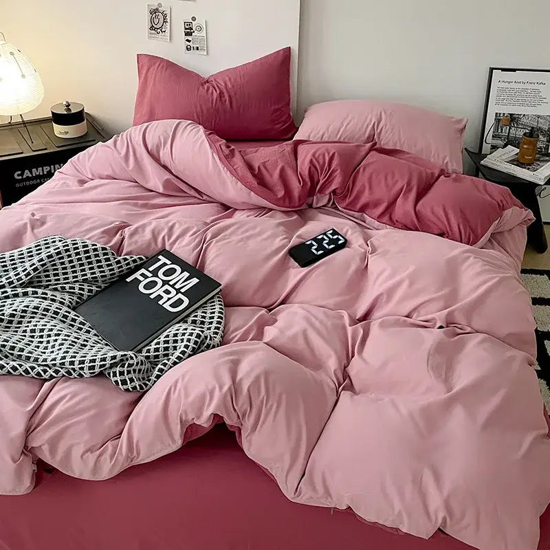 Gray Geometric Comforter Set