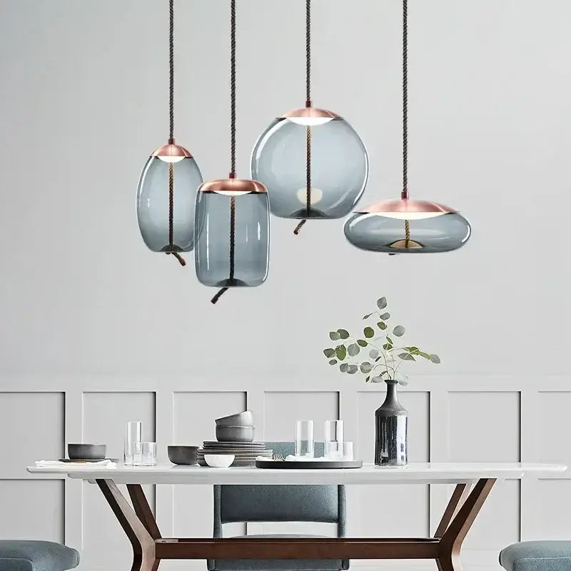 Gray Knot Pendant Chandelier