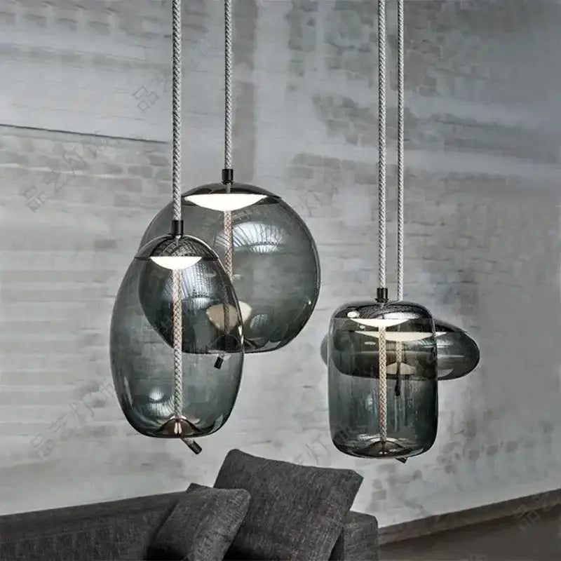 Gray Knot Pendant Chandelier