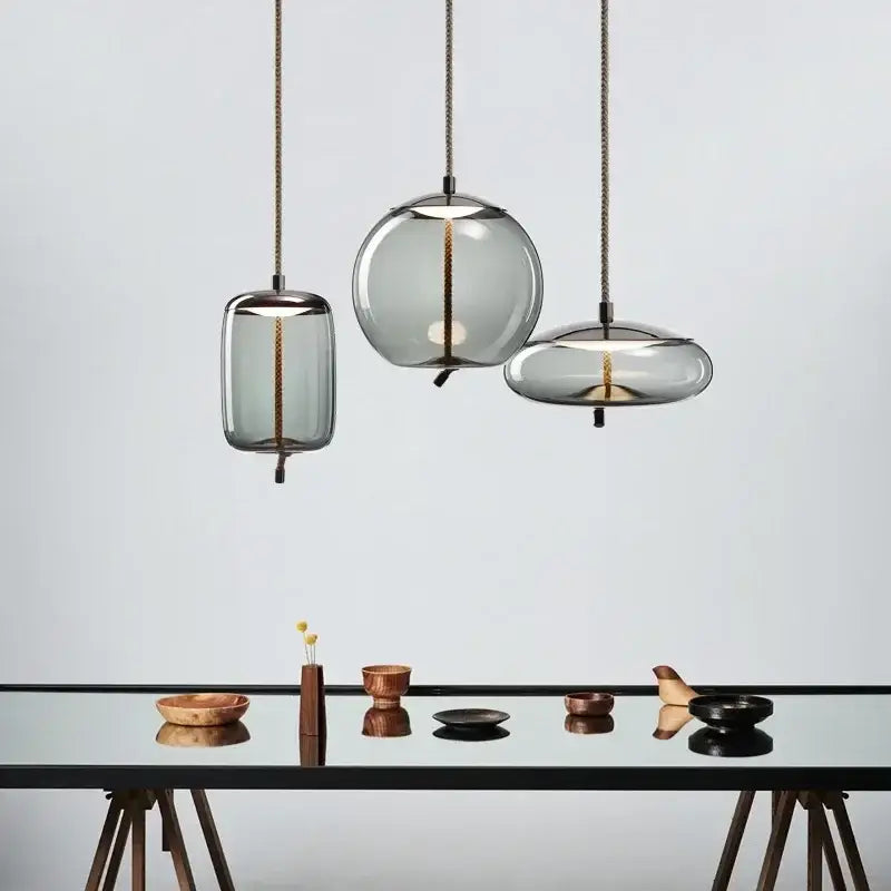 Gray Knot Pendant Chandelier