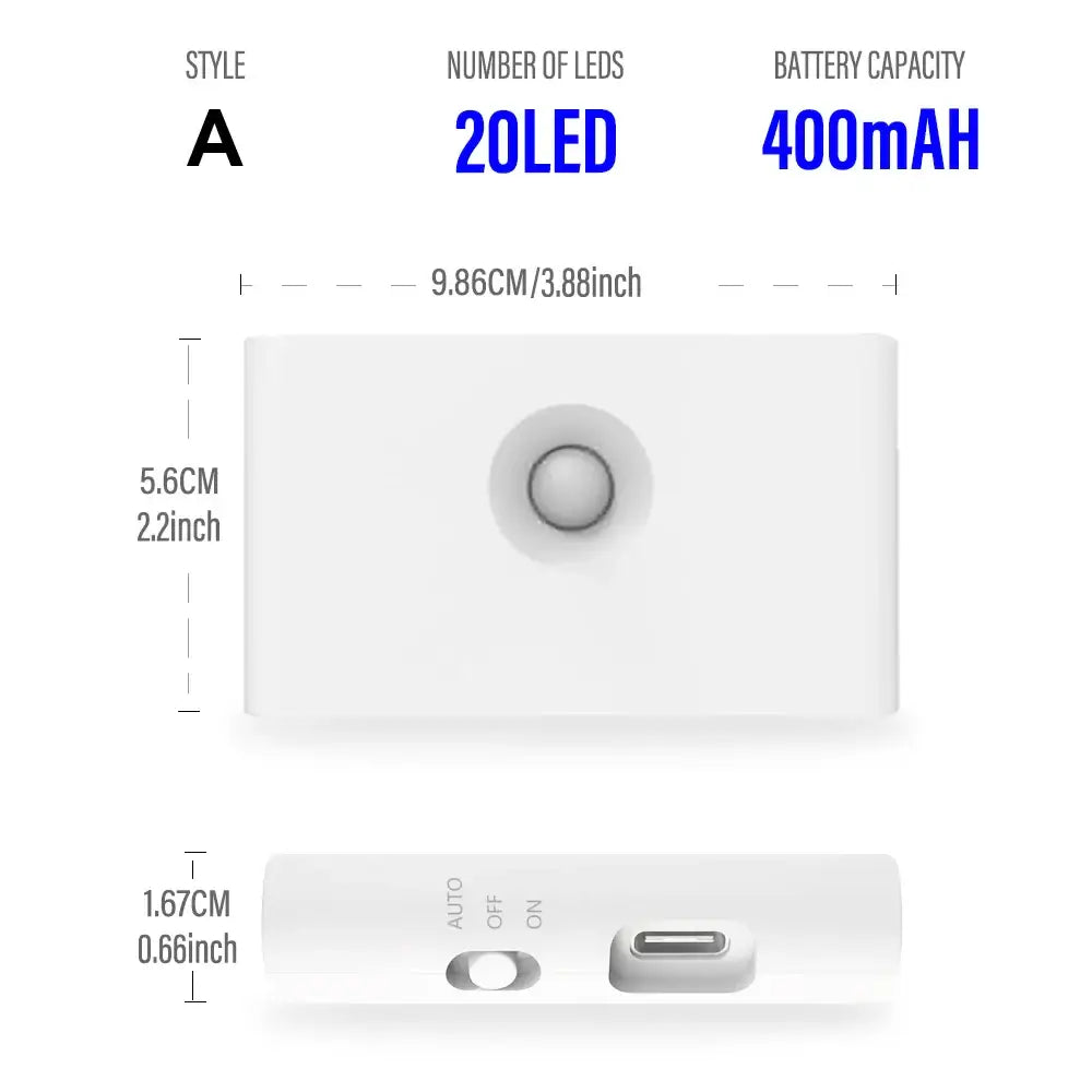 Gray Motion Wall Lamp