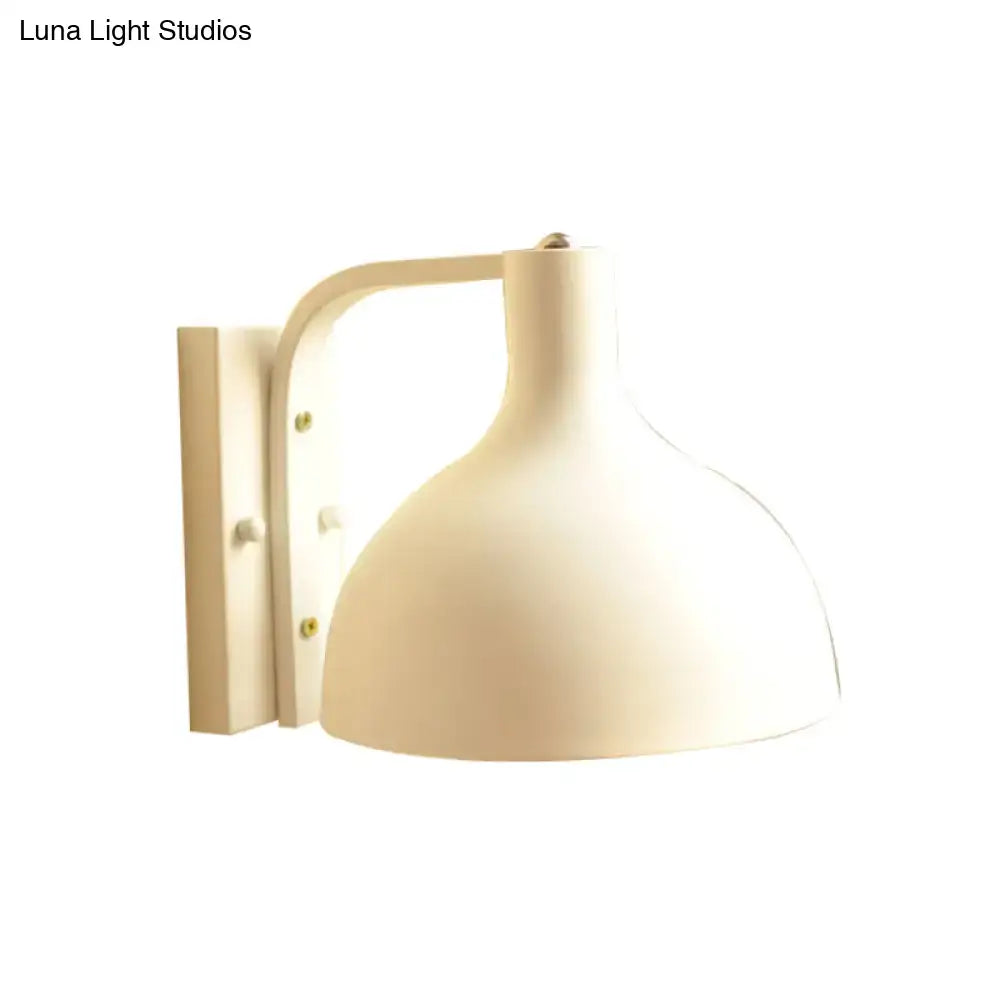 Black Domed Wall Sconce