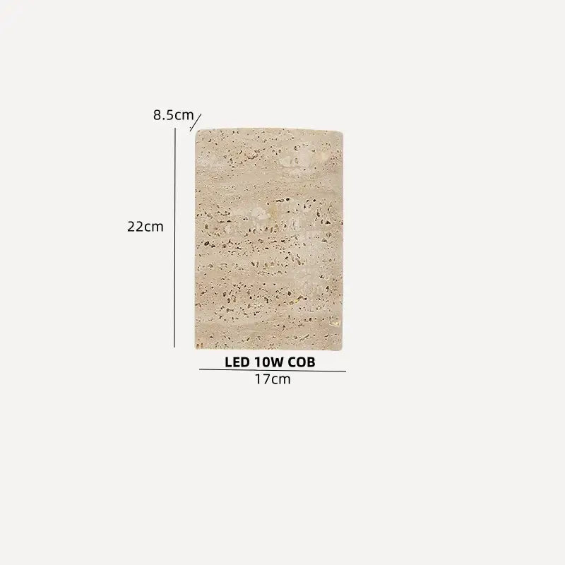 Yellow Stone LED Sconce
