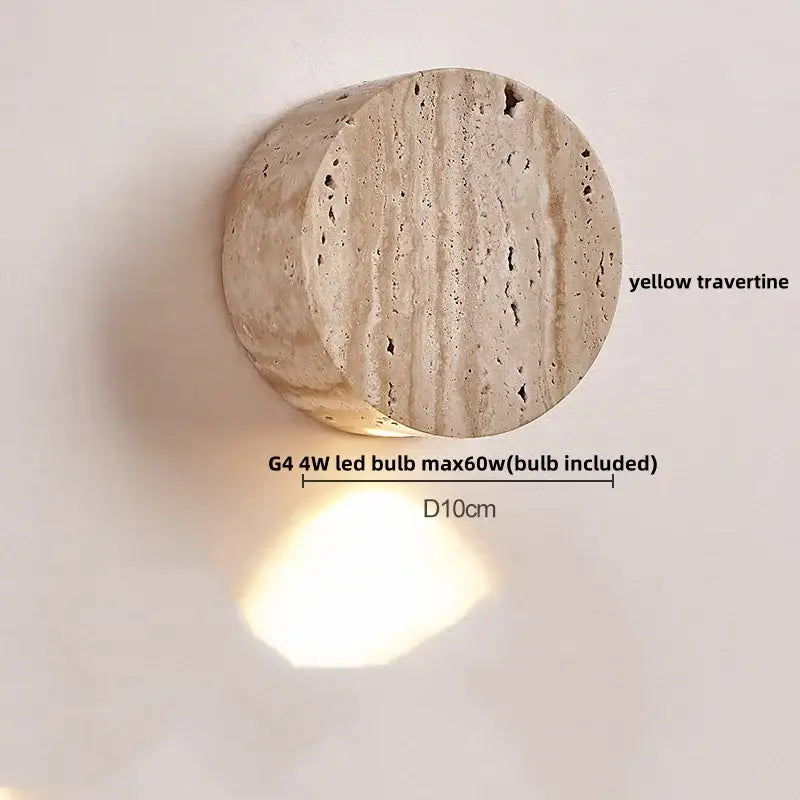 Yellow Stone LED Sconce