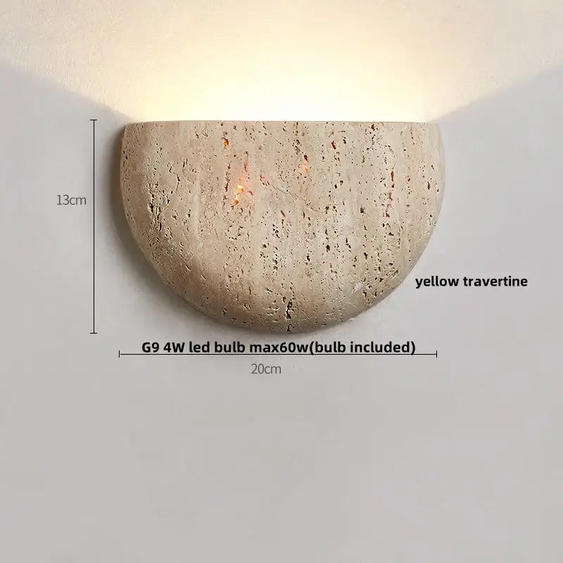 Yellow Stone LED Sconce