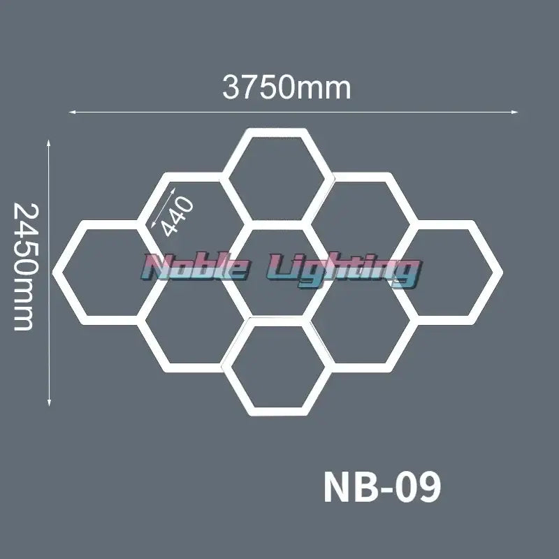 White Gray LED Ceiling Light