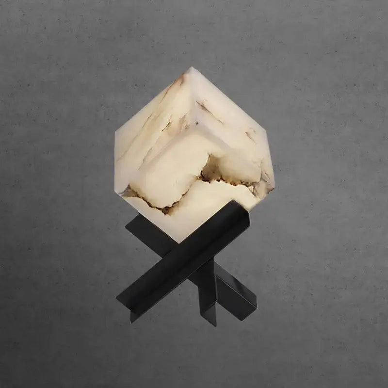 Marble Cube Table Lamp