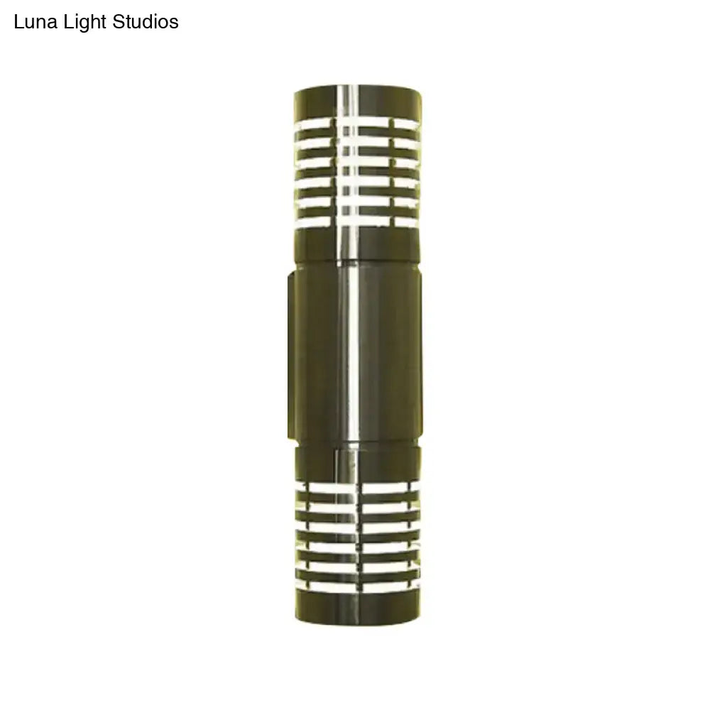 Chrome Industrial Wall Sconce