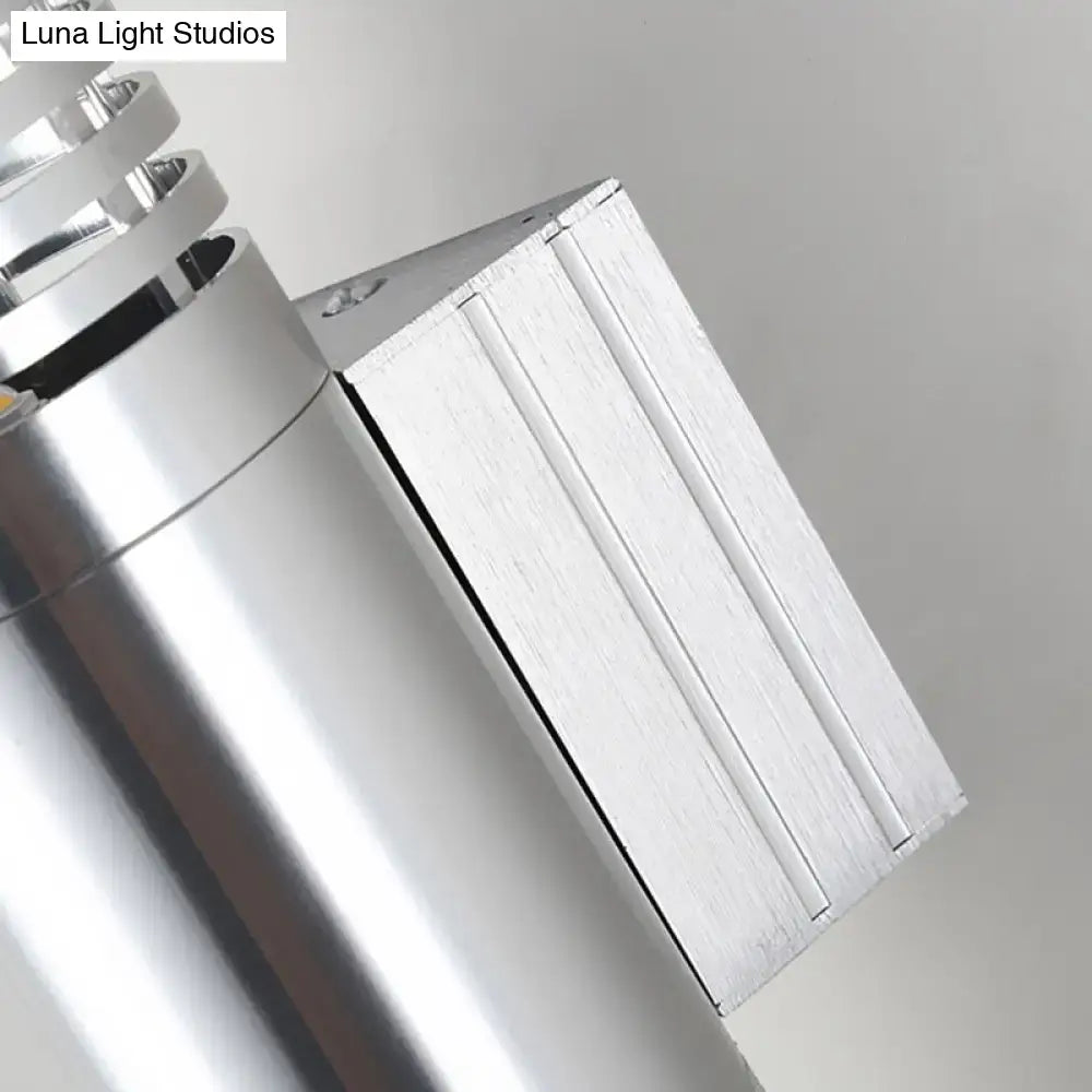 Chrome Industrial Wall Sconce