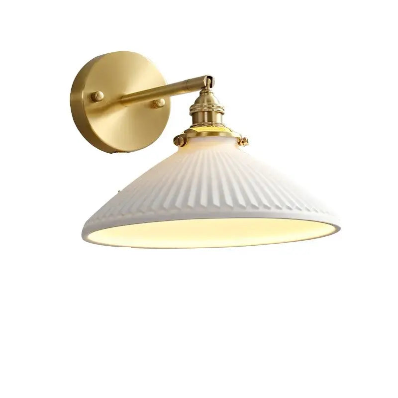 Brass Honeycomb Wall Sconce