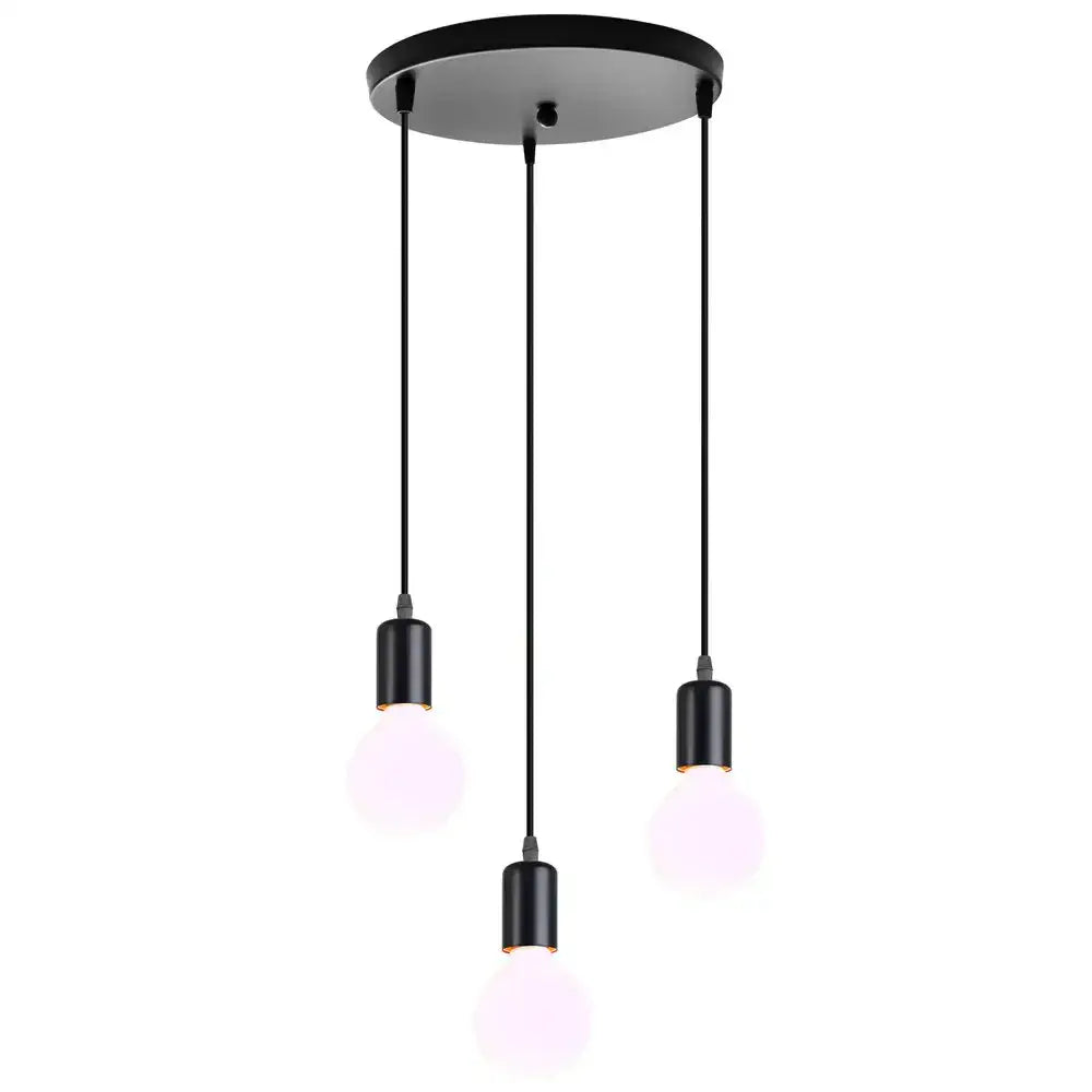 Black Cage Pendant Light Nordic Industrial Style