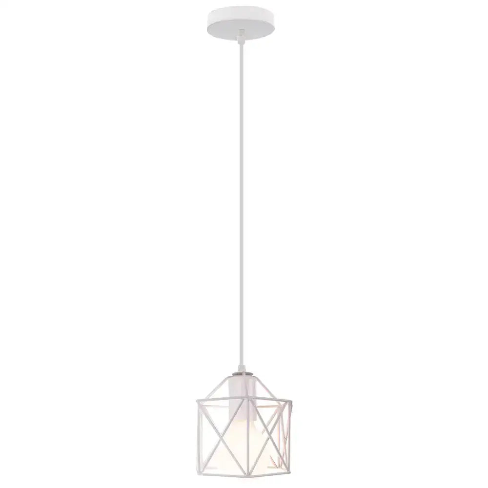 Black Cage Pendant Light Nordic Industrial Style