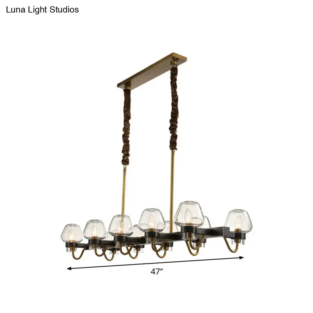 Black Gold Island Chandelier